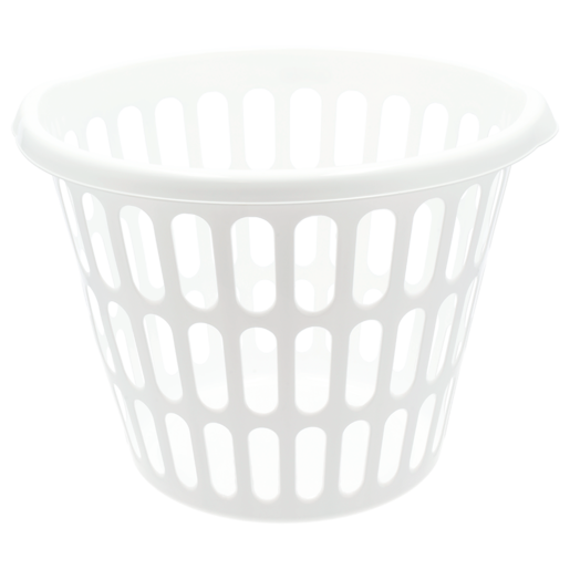 ADDIS White Laundry Basket 26L
