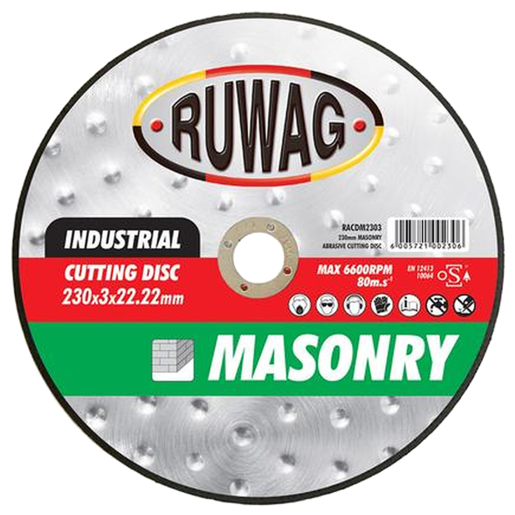 Ruwag Masonry Cutting Disc Abrasive 230mm