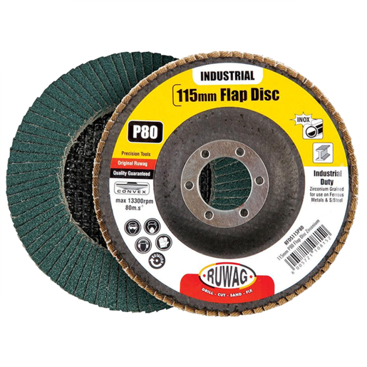 Ruwag 115mm Flap Disc Abrasive P60