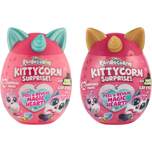 Rainbocorns Kittycorn Surprise Plush Toy (Colour May Vary)