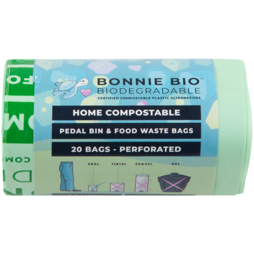 Bonnie Bio Biodegradable Pedal Bin Waste Bags 20 Pack