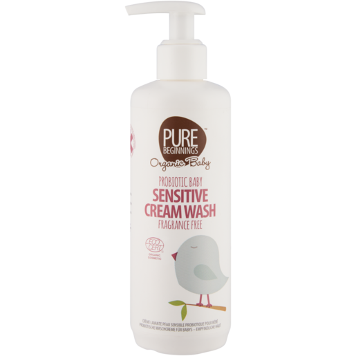 Pure Beginnings Probiotic Baby Sensitive Cream Wash 250ml