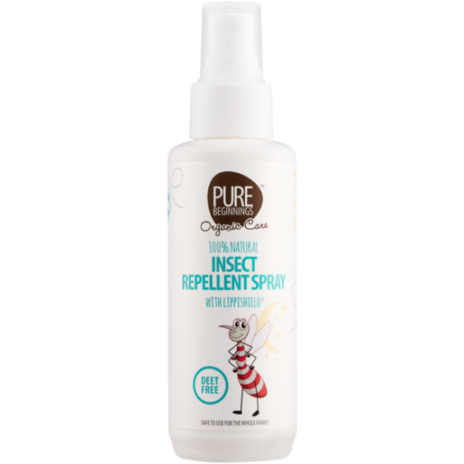 Pure Beginnings Organic Care Insect Repellent Spray 100ml 