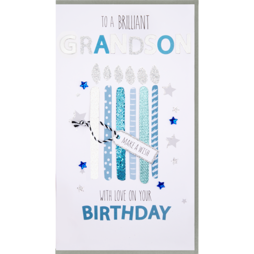 Second Nature Grandson Happy Birthday Card