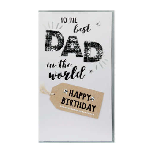 Second Nature Best Dad Birthday Card