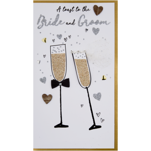 Second Nature Bride & Groom Wedding Card