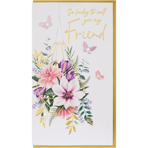 Second Nature Flower Bouquet Happy Birthday Card