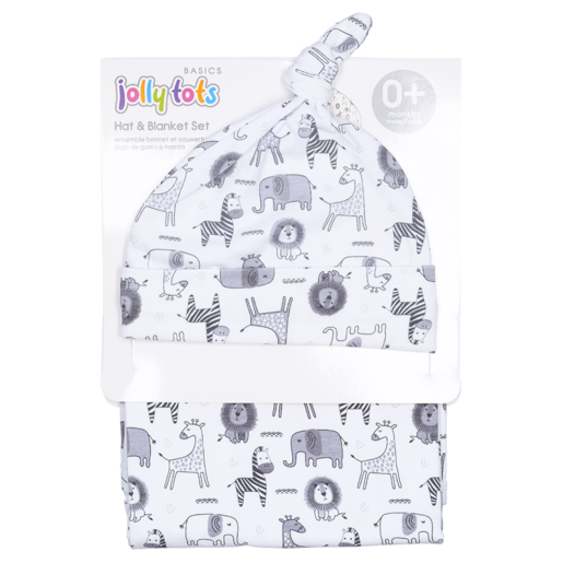 Jolly Tots Hat & Blanket Set 2 Piece 0 Months+ | Baby Caps, Mittens ...