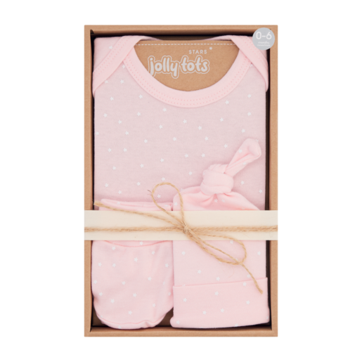 Jolly Tots Stars Newborn Clothing Gift Set 3 Piece (Assorted Item - Supplied At Random)
