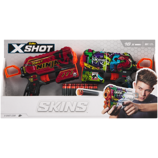 X-Shot Skins Blaster 2 Pack