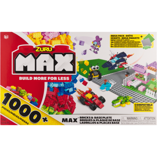 Zuru Max Building Blocks Mega Pack 1014 Pieces