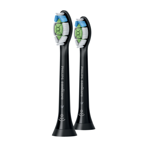 Philips Sonicare Black W2 Optimal Electric Toothbrush Heads 2 Pack