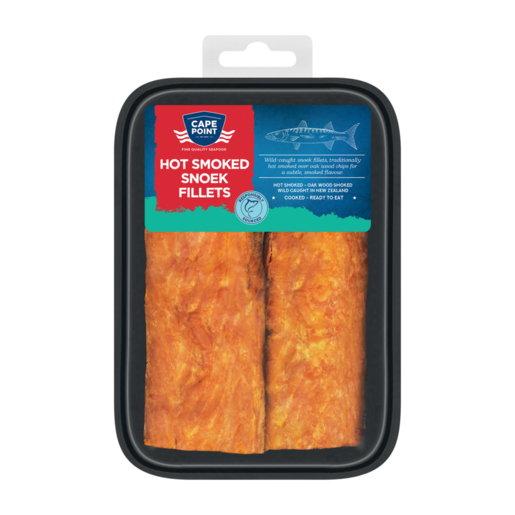 Cape Point Hot Smoked Snoek Fillets 200g