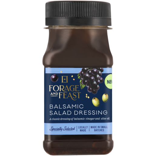 Forage And Feast Balsamic Salad Dressing Bottle 125ml