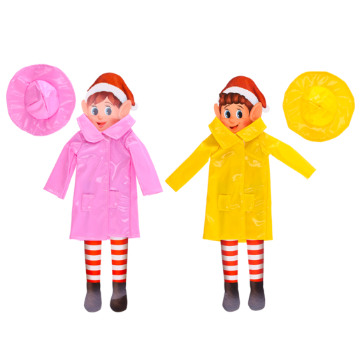 Christmas Accessory Elf Raincoat (Colour May Vary)