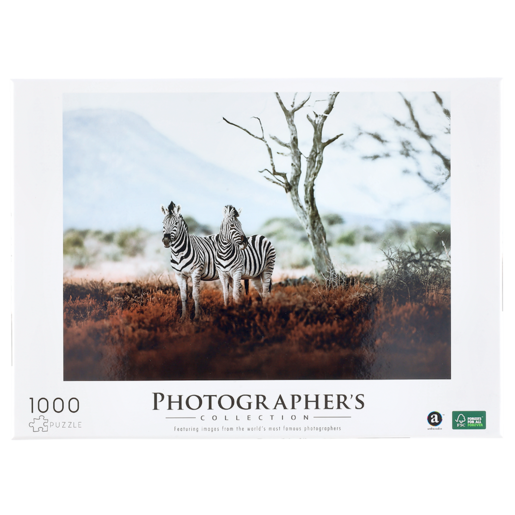 Photographer's Collection Zebra Puzzle 1000 Piece