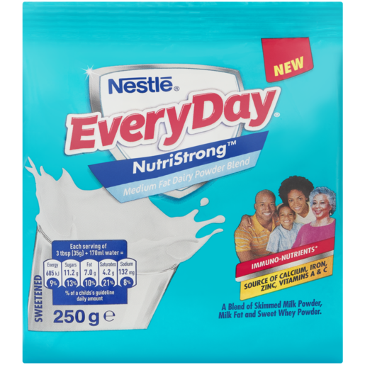 Nestlé Everyday Medium Fat Dairy Powder Blend 250g