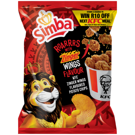 Simba KFC Zinger Wings Flavoured Potato Chips 120g