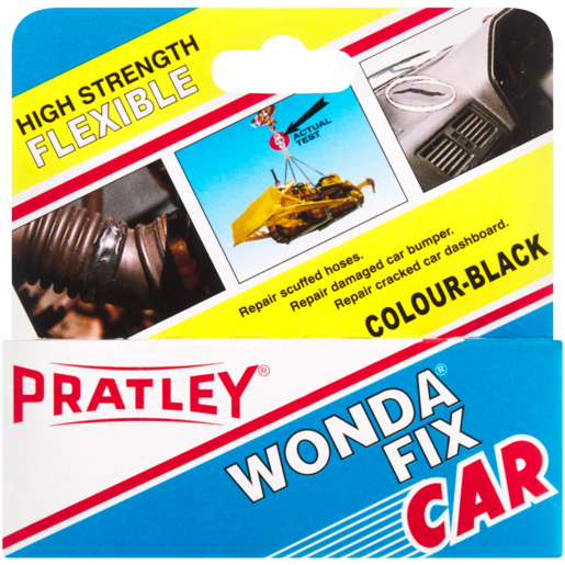 Pratley Black Wonda Fix High Strength Flexible Car Glue 30ml