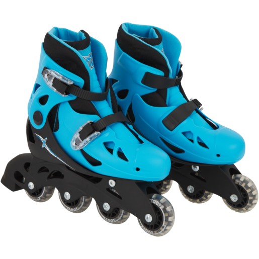 Xootz Blue Inline Roller Skates Size 13-3