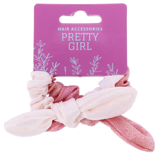Pretty Girl Mermaid Bow Scrunchie 2 Piece