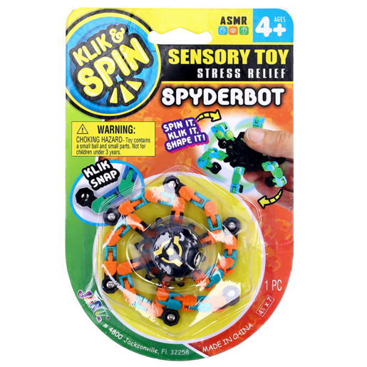 Klik & Spin Sensory Spyderbot