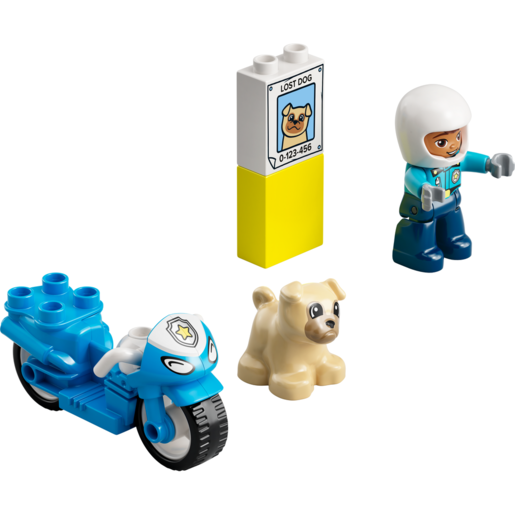LEGO DUPLO Town Police Motorcycle Play Set