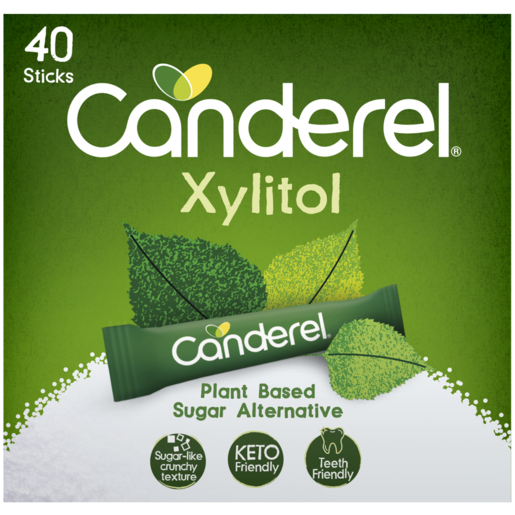 Canderel Xylitol Sweetener Sticks 40 Pack