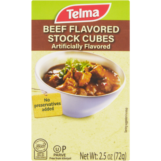 Telma Beef Flavoured Stock Cubes 72g
