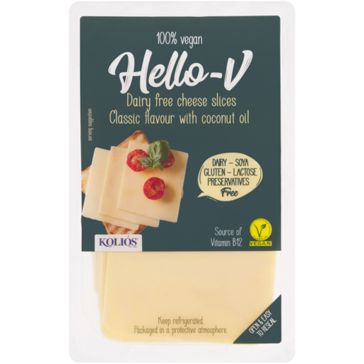 Koliós Hello-V Classic Flavour Dairy Free Cheese Slices 140g