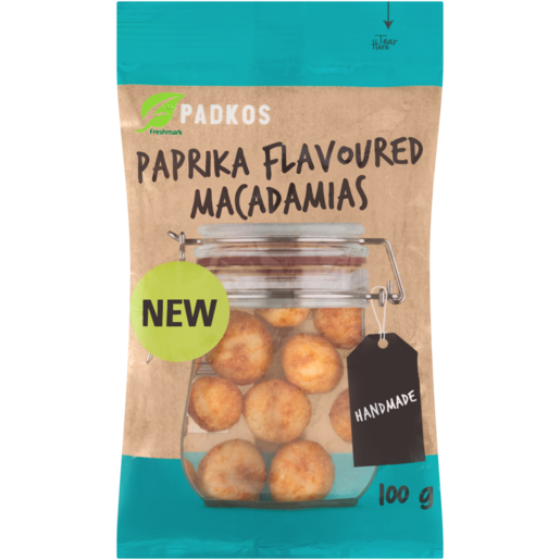 Padkos Paprika Flavoured Macadamias 100g
