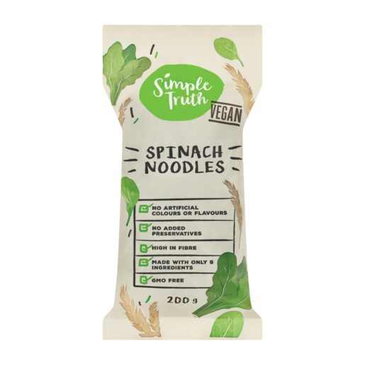Simple Truth Vegan Spinach Noodles 200g