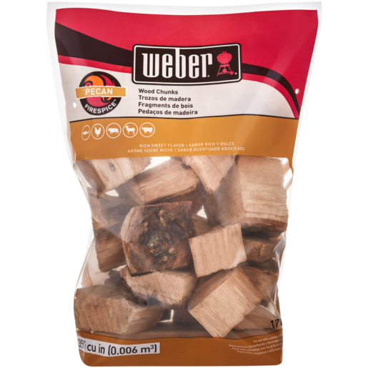 Weber Pecan Wood Chunks 1.8kg