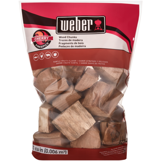 Weber Cherry Wood Chunks 1.8kg