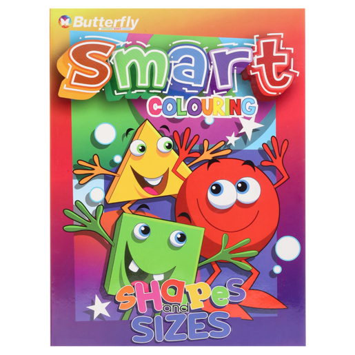Smart Shapes & Sizes Colouring Book 96 Pages