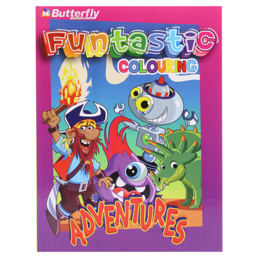 Funtastic Adventures Colouring Book 96 Page