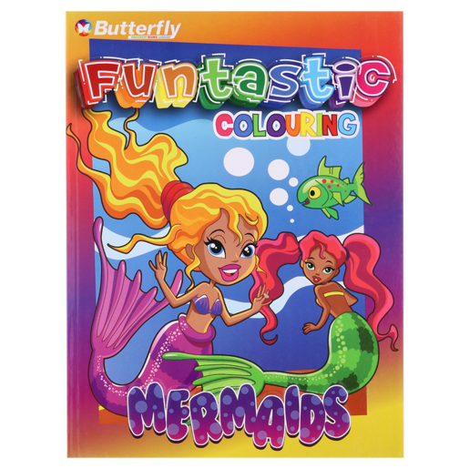 Funtastic Mermaids Colouring Book 96 Page