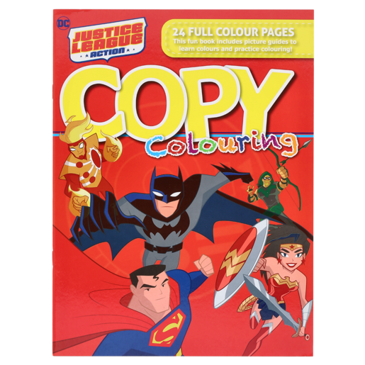 Justice League Copy Colouring Book 24 Page