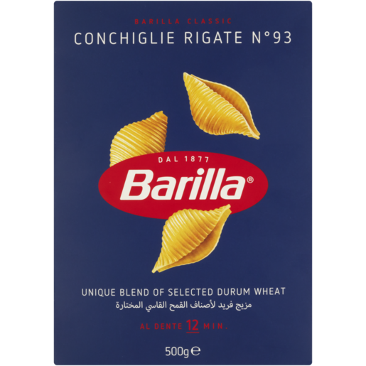 Barilla Classic Conchiglie Rigate 500g 