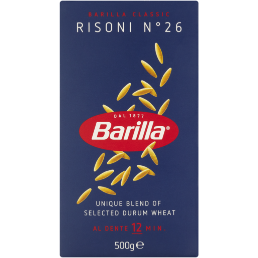 Barilla Classic Risoni Pasta 500g 