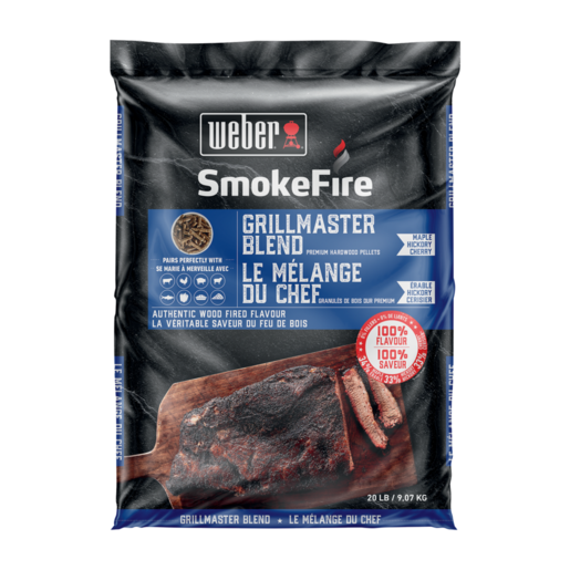 Weber Smokefire Grillmaster Blend Hardwood Pellets 9kg