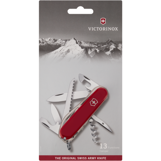 Victorinox Camper Red 13 Function Swiss Army Knife