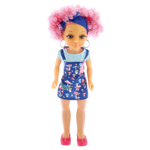 Nancy Curly Power Doll Box 42cm Pink