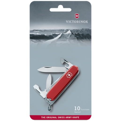 Victorinox Recruit Red 10-In-1 Multi-Tool