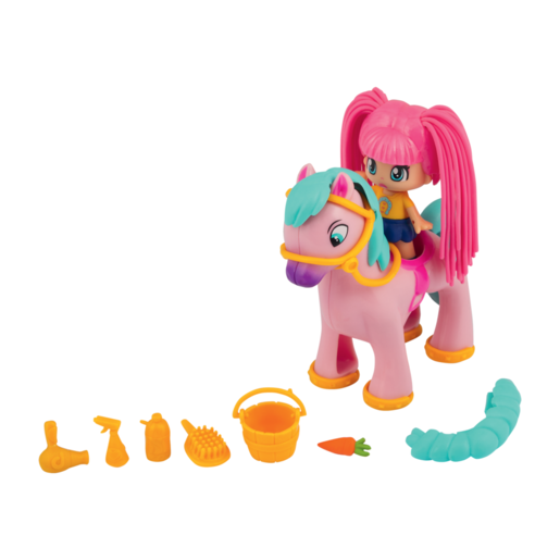 Pinypon Multi-Coloured Figurine & Pony Toy Set