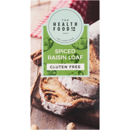 The Health Food Company Frozen Gluten Free Spiced Raisin Loaf 2 Pack