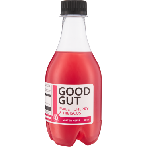 Good Gut Sweet Cherry & Hibiscus Flavoured Water Kefir 330ml