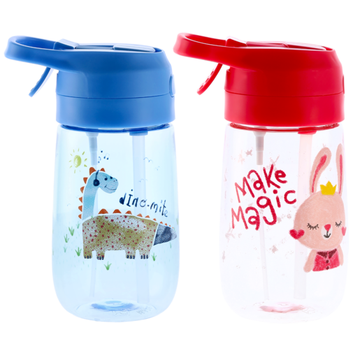 Kids Bottle With Spray 420ml (Design May Vary)