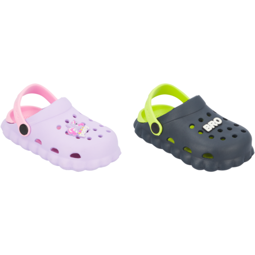 Baby Comfo Clogs Sizes 4-9 (Assorted Item – Supplied at Random)