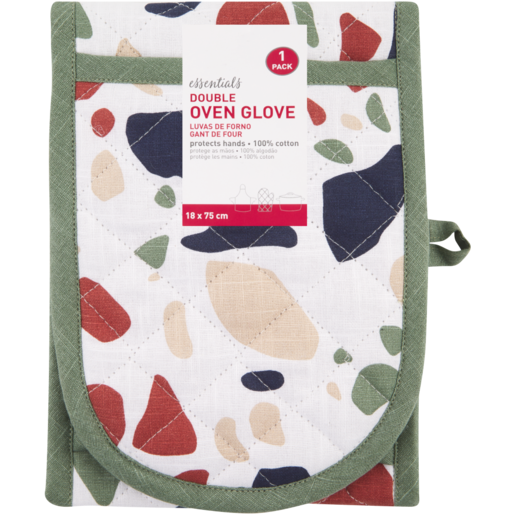 Essentials Multicoloured Double Oven Glove